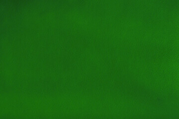 Texture of   green leather.  Close-up