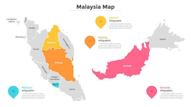 Vector Map Infographic