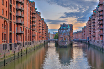 canal in hamburg Germany