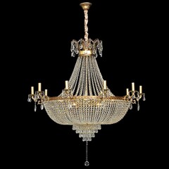 antique chandelier isolated on white