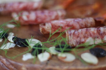 serrano ham and cheesse