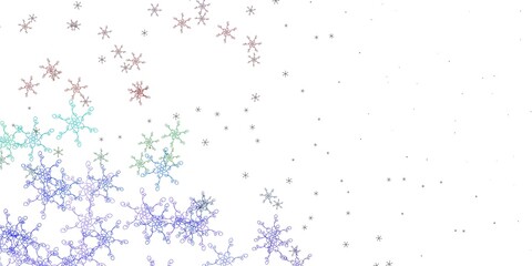 Light Multicolor vector backdrop with circular arc.