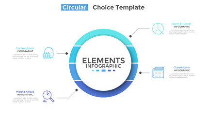 Modern Infographic Vector Template