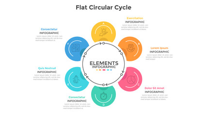 Fototapeta premium Modern Infographic Vector Template