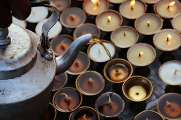 Pouring Candles