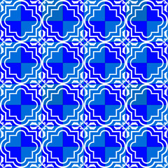 seamless geometric pattern with geometric shapes