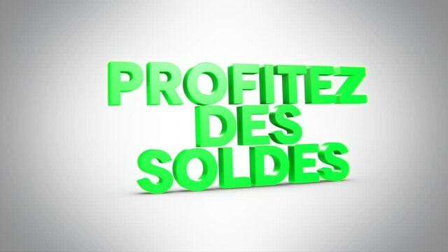 -20% soldes 3D vert
