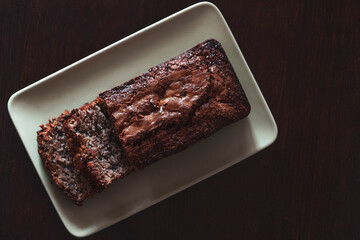 chocolate cake on a plate