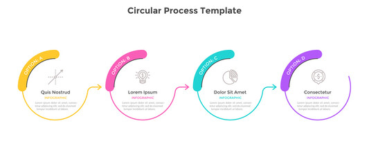 Modern Infographic Vector Template