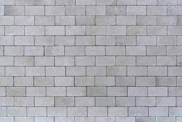 Fotobehang Background or texture made of gray sett pavement © mkos83