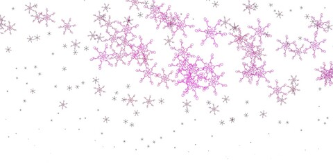 Light Pink vector backdrop with bent lines.