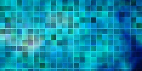 Fototapeta premium Light BLUE vector template with rectangles.