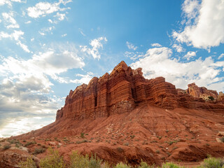 Beautiful landsacpe along the Scenic drive of Capitol Reef National Park