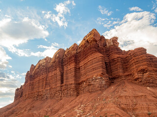 Beautiful landsacpe along the Scenic drive of Capitol Reef National Park