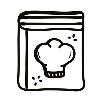 recipe book line style icon vector design