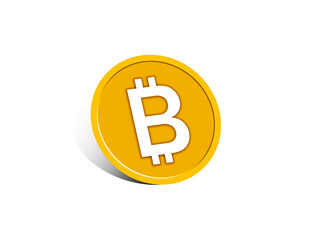 Illustration of virtual currency. Bitcoin, etc.  仮想通貨のイラスト　ビットコインなど