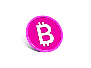 Illustration of virtual currency. Bitcoin, etc.  仮想通貨のイラスト　ビットコインなど