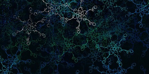 Light Blue, Green vector layout with wry lines.