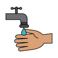 covid 19 coronavirus, wash your hands, prevention spread outbreak disease pandemic flat style icon