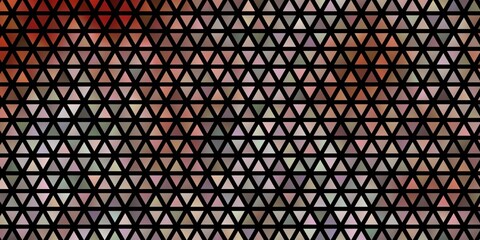 Light Red vector background with polygonal style.