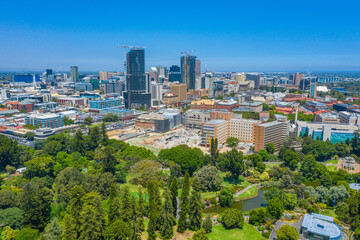 Skyscrapers at Central Business District of Adelaide, Australia