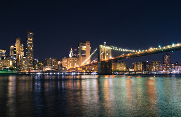 Fototapeta na wymiar Brooklyn bridge - New York,USA