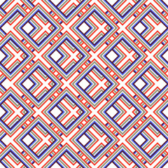 Decorative seamless pattern of different geometric forms. Abstract pattern for wallpaper, wrapping paper, packaging. Square,