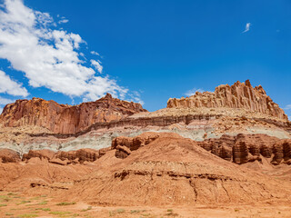 Fototapeta premium Beautiful landsacpe of Slickrock Divide of Capitol Reef National Park