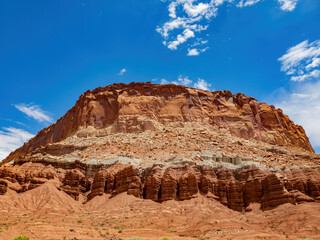 Fototapeta premium Beautiful landsacpe of Slickrock Divide of Capitol Reef National Park