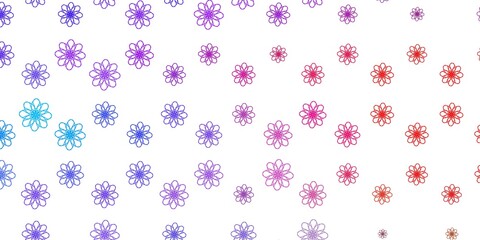 Light Blue, Yellow vector texture with circular arc.