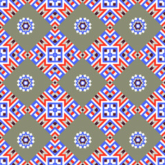 Seamless Geometric Pattern. Abstract texture designs can be used for backgrounds, motifs, textile, wallpapers, fabrics, gift wrapping, templates. Design Paper For Scrapbook. Vector.