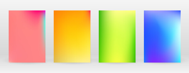 Naklejka premium Pastel Soft. Rainbow Gradient Set Color Background