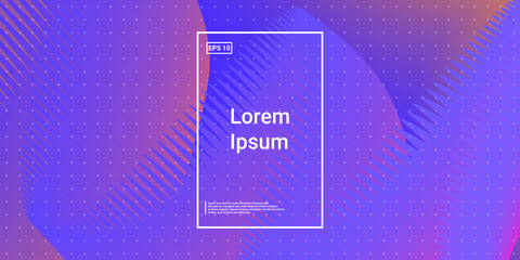 Wavy Geometric Shape. 