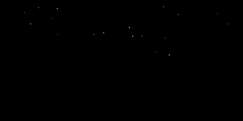 Gold Glitter Stars. Luxury Shiny Confetti.