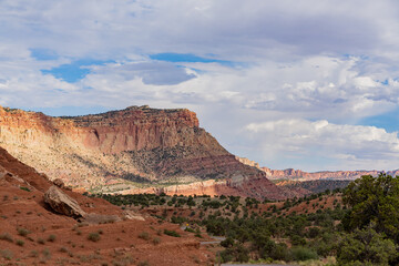 Beautiful landsacpe of Capitol Reef National Park