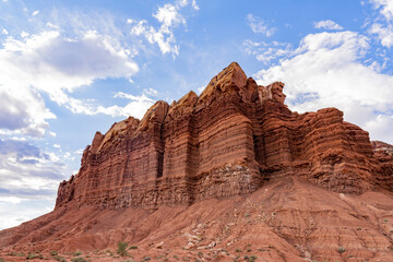 Beautiful landsacpe along the Scenic drive of Capitol Reef National Park