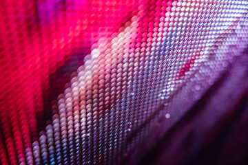 CloseUp LED blurred screen. LED soft focus background. abstract background ideal for design.