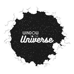 Starry Sky Vector Illustration EPS 8