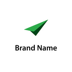 plane origami logo