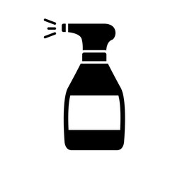 spray bottle medical product silhouette style