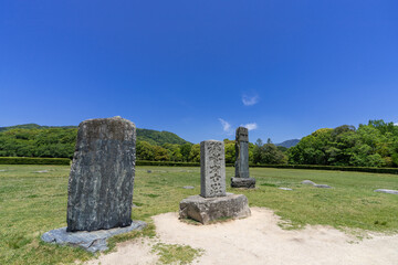 大宰府政庁跡（都府楼跡）福岡県太宰府市