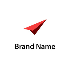 origami plane logo