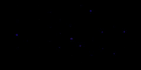 Dark Purple vector backdrop with chaotic shapes.