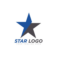 Obraz premium Star Logo Design Vector Template