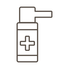 spray bottle medical product line style