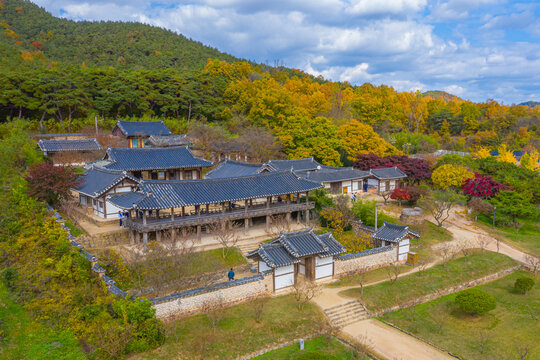 Byeongsan Seowon Confucian academy near Andong, Republic of Korea
