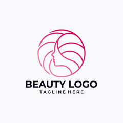 beauty logo icon vector isolated