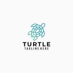 turtle logo icon vector isolated