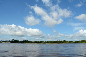 beautiful landscapes from the amazon river
