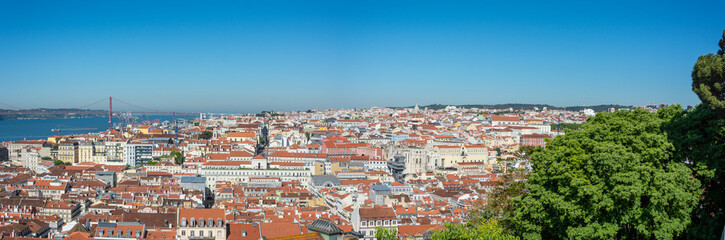 Fototapeta na wymiar Panoramica Lisboa